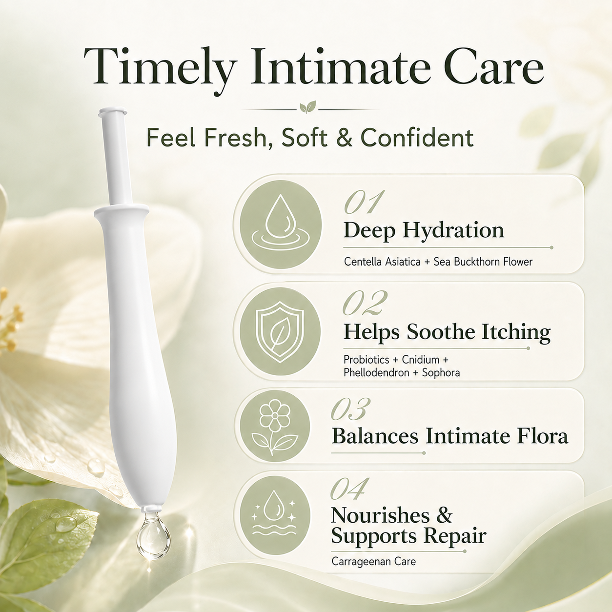 Alcuras private care Feminine Intimate Care Gel | Probiotic Formula for pH Balance, Freshness & Daily Comfort